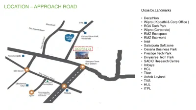 Godrej 24 Sarjapur Location map