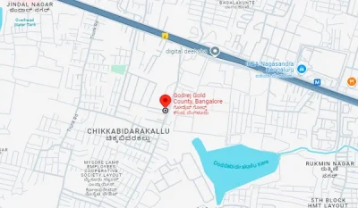 Godrej Gold County location map