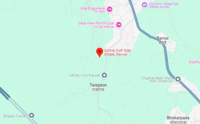 Godrej Golf Side Estate location map