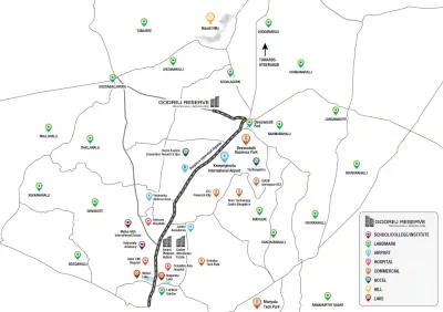 Godrej Reserve Plots Location map
