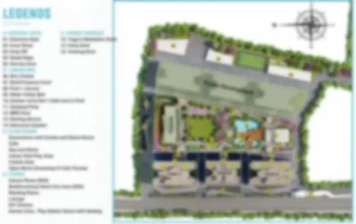 Godrej Tiara apartment masterplan by Godrej Properties in Goraguntepalya, Yeshwanthpur, West Bangalore